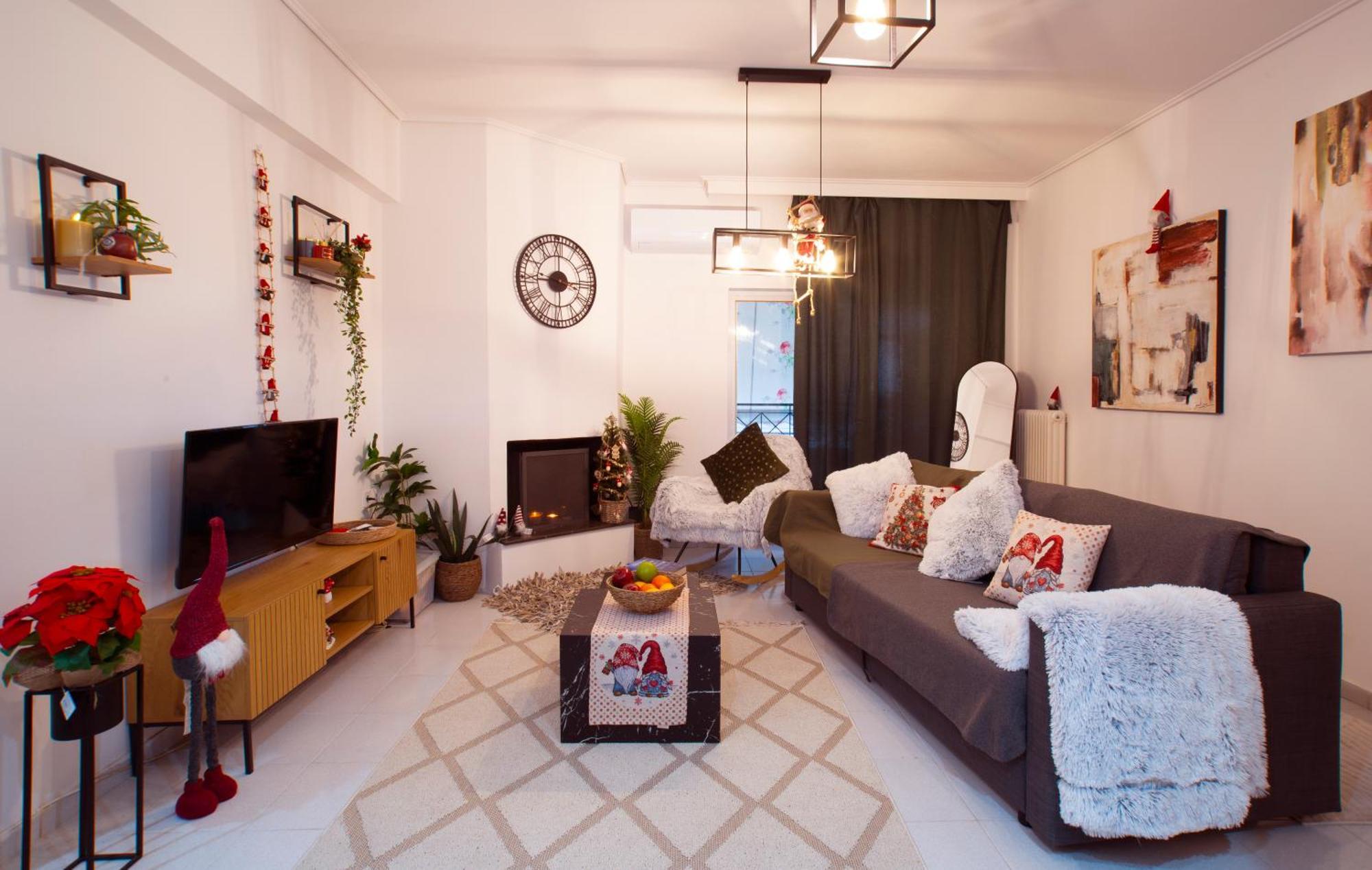 Top Floor Apartment In Chalkida Luaran gambar